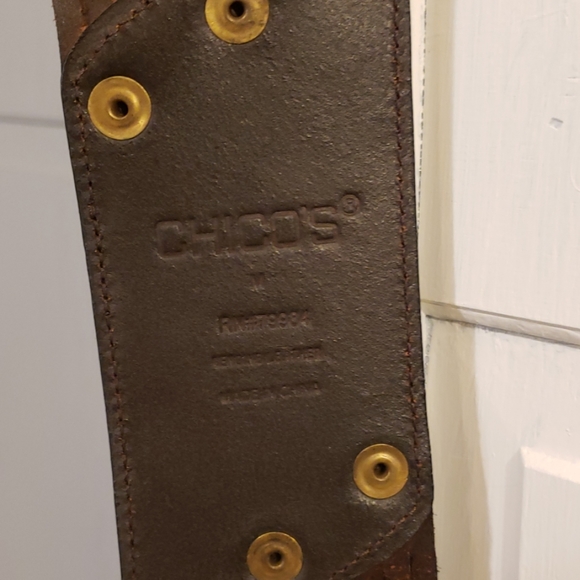 Leopard and Leather Belt by Chicos Boho - Picture 4 of 4